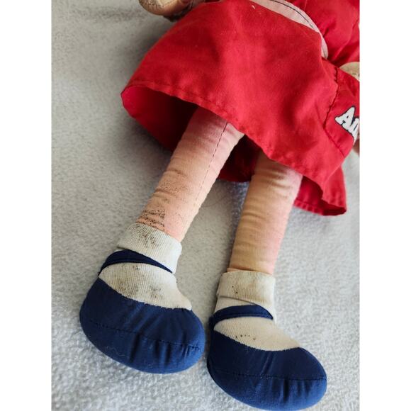 Vintage 1982 Knickerbocker Little Orphan Annie Plush Doll 16” Doggy Hardknock - Picture 4 of 7